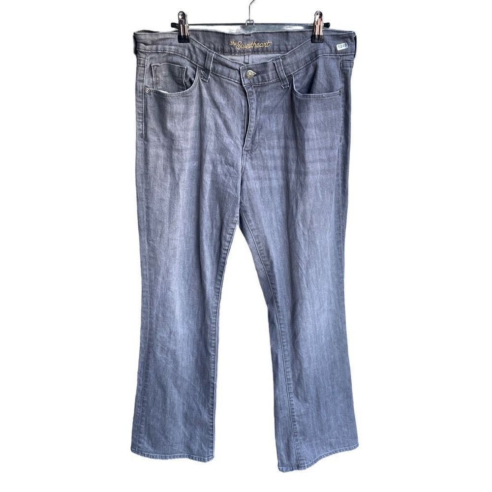 Old Navy Sweetheart Jeans 12R Women’s Grey Pre-Owned [#1249]